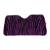 Zebra Print Windshield Sunshade