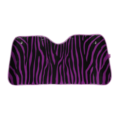 Zebra Print Windshield Sunshade