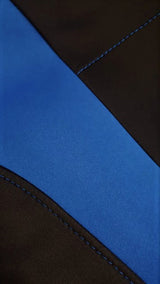 Universal Ultra Light Neoprene Rear Seat Covers Size 06/08S | Black/Blue