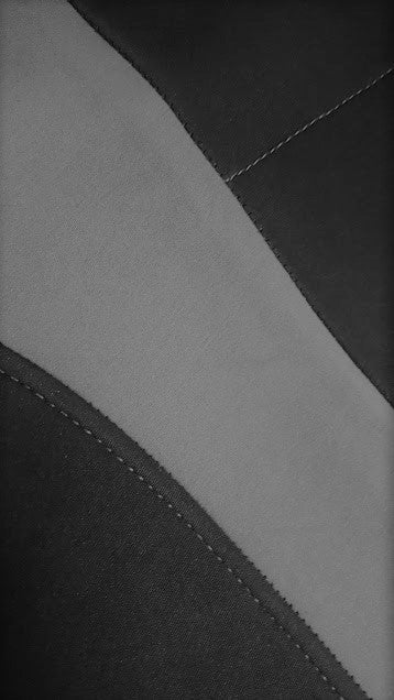 Universal Ultra Light Neoprene Front Seat Covers Size 30/35 | Black/Grey