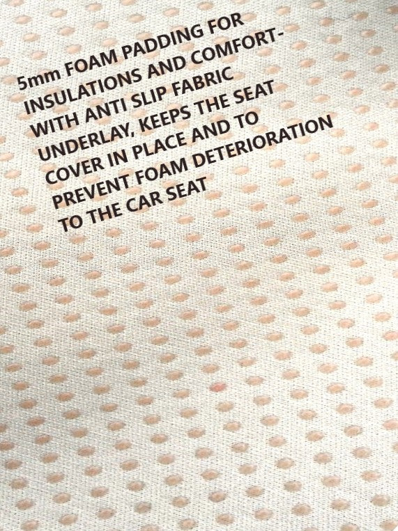 Lambswool Sheepskin Seat Covers - Universal Size (27mm) - Black