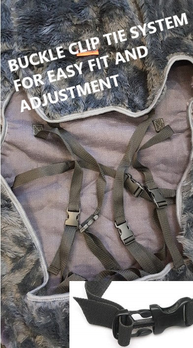 Alpine Sheepskin Seat Covers - Universal Size (25mm) - Grey