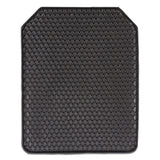 Deep Edge 1-Piece Heavy Duty Car Mat - Black [Rubber]