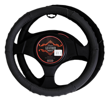 Denver Steering Wheel Cover - Black [Leather]
