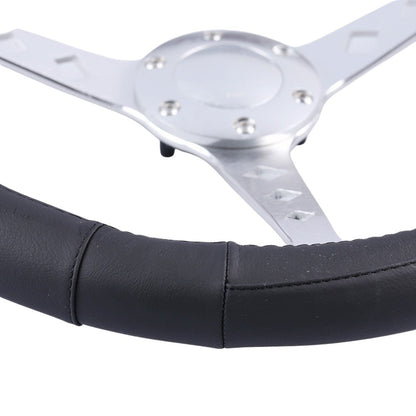 Memphis Steering Wheel Cover - Black [Leather]