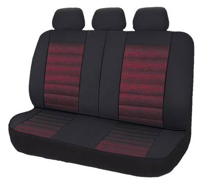 Universal Opulence Rear Seat Covers Size 06/08S | Red