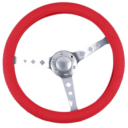 Sports Steering Wheel Cover - Red