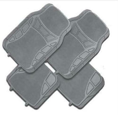 Matrix 4-Piece Car Floor Mats - Gray [Rubber]